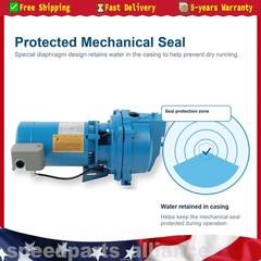 For Utility 1/2 HP 115/230V Self Priming Water Pump 30-50 PSI US