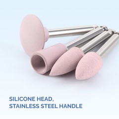 Dental Composite Polishing Kit Rubber Polisher Resin Base For Handpiece AZDENT