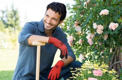 Work Gloves with Nitrile Coated Grip, Pack of 12 Pairs, Multipurpose, Red, AJ