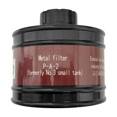 40mm Gas Mask Filter- Emergency Preparedness, Industrial Use, Sealed P-A-2 NEW