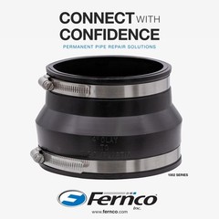 Fernco Strong Back Coupling 54×45 Inches Durable Pipe Fitting for Plumbing