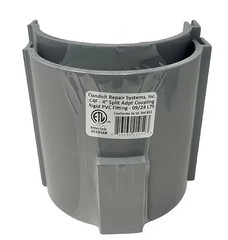 New Conduit Repair Systems -RC4F 4″ SPLIT COUPLING – Rigid PVC Fitting – 06/25