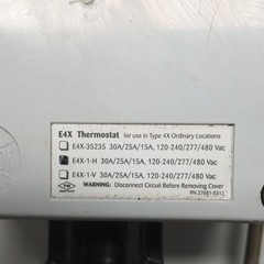 Thermon E4X-1-H Thermostat Type 4X Enclosure 30A/25A/15A 120-240/277/480V