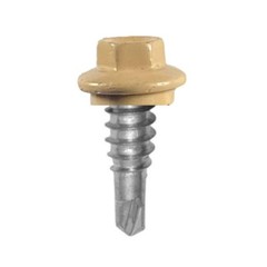 Metal Roofing Stitch Lap Screws #14 x 7/8″ Painted Hex Head EPDM Washer