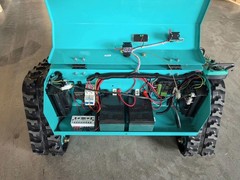 Brushless Motor Gas Power 9HP Remote Control Lawn Mower Tracked Robot Slope 24V