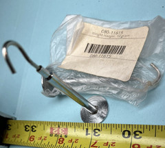 Lot of 10 pieces) Ten Gram (10g) Mass Weight Hanger with Hook, 10g Physics