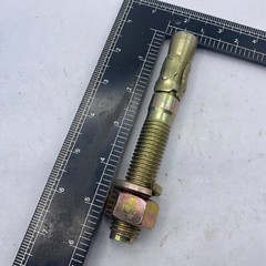 Concrete Wedge Anchor 6″ x 0.74 3/4 Hot-Dipped Galvanized Hex-Nut-Head QTY:1🔔