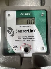 SensorLink True RMS ACC Ammeter Ampstik Plus 69KV 8-022 PLUS 60Hz Used Surplus