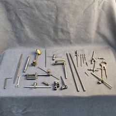 Vintage Starrett No.196 Dial Test Indicator Machinist Tool Set Made In USA Steel