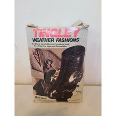 TINGLEY WEATHER FASHIONS STRETCH RUBBER OVERSHOES Medium 8.5 – 10 OPEN BOX NOS