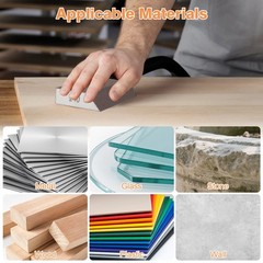 15pcs Sanding Sponges Set Washable Reusable Sanding Block 60/80/120/180/220 Grit