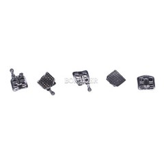100 Kits Orthodontic Monoblock Metal Brackets, MBT 0.022″ 3-4-5 Hooks, 20pc/Kit