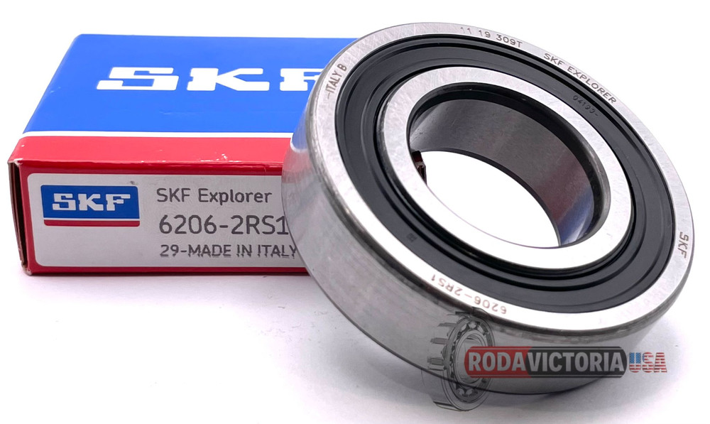 SKF 6206 2RS C3 BALL BEARING, RUBBER SEALED 30x62x16mm