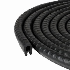 Edge Trim Black Small Fits Edge 1/16 to 1/8 Inch Length 10 Feet 3.05 Meter