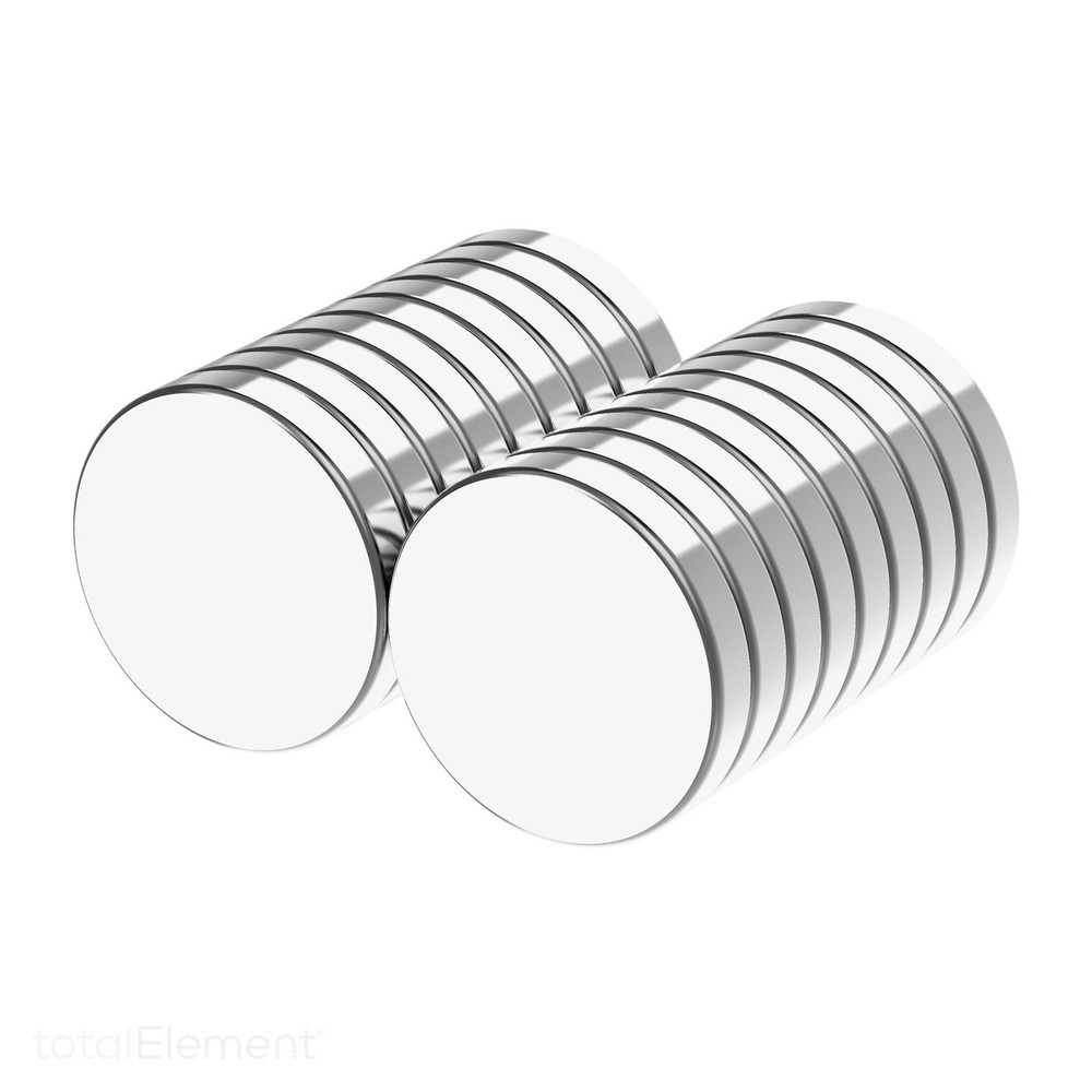 3/4 x 1/8 Inch Neodymium Rare Earth Disc Magnets N35 (18 Pack)