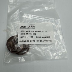 Unifiller V0121- 10 O-RING FOOD SERVICE 10PK
