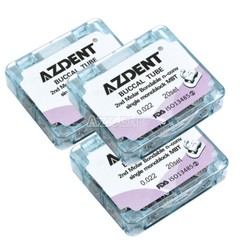 10Pack Dental Bondable Buccal Tube Monoblock 2nd Molar MBT 0.022″ AZDENT