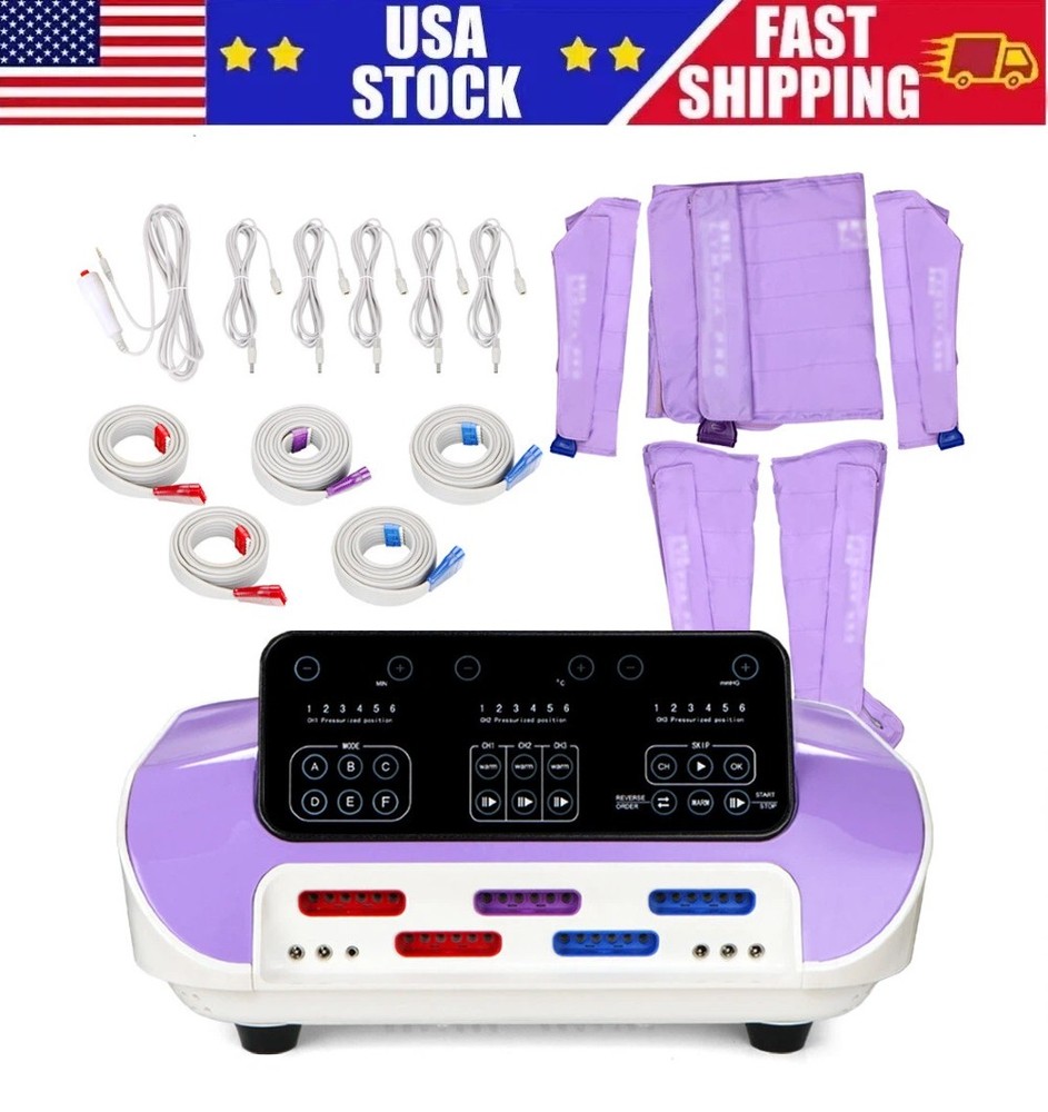 Pressotherapy Infrared Lymphatic Drainage Machine Body Massage Blanket Suit Slim