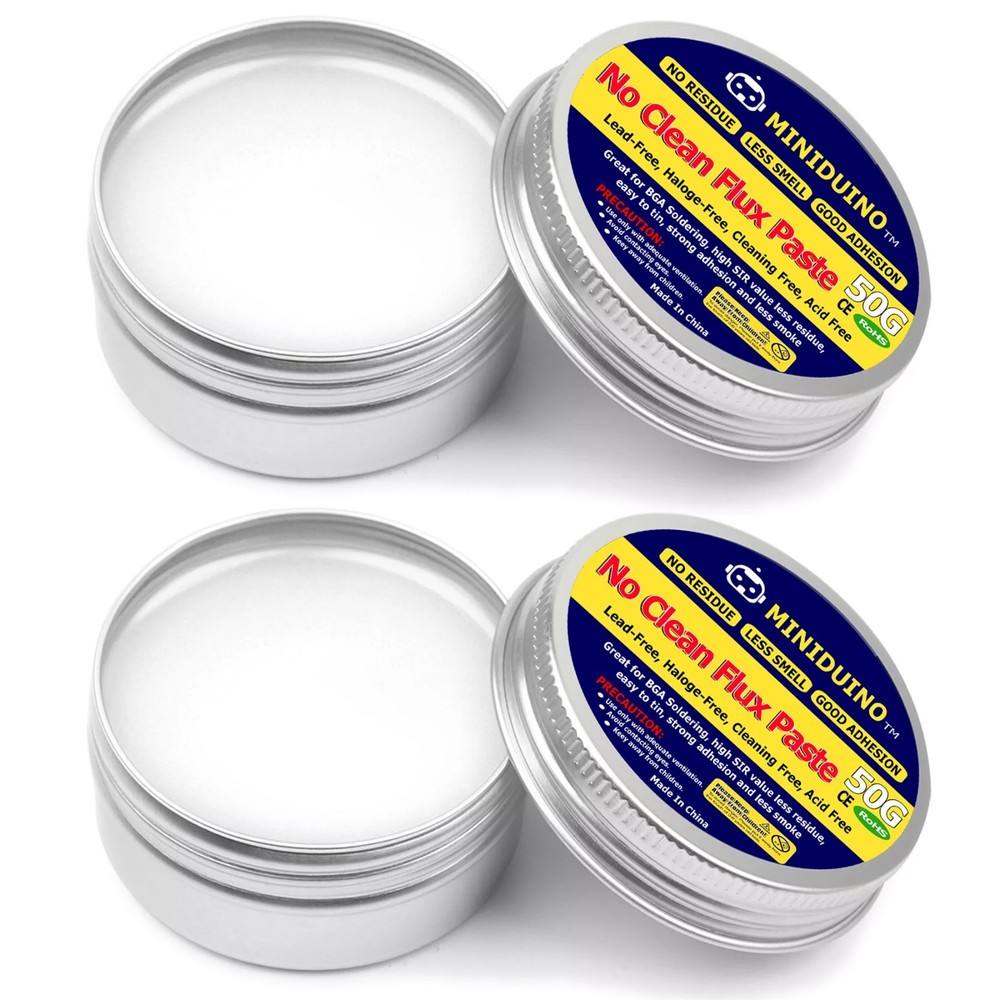2X No Clean Quality Metal Cased Rosin Soldering Flux Paste Solder Welding Grease