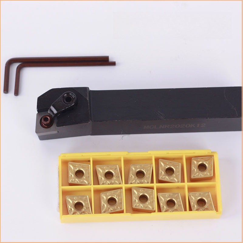 1Pcs MCLNR2020K12 Holder + 10Pcs CNMG120408-MA BP010 Turning Insert CNC
