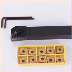 1Pcs MCLNR2020K12 Holder + 10Pcs CNMG120408-MA BP010 Turning Insert CNC