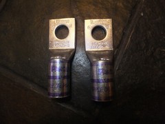 2 NOS Panduit 4/0 STR CU LCA4/10-12 Purple Die P54 15 Compression Connector Lug