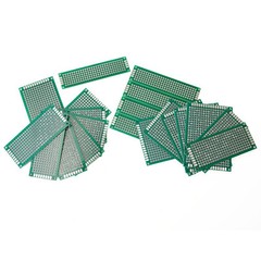 20pcs Kit PCB ProtoBoard Circuit Board Stripboard Solderless Breadboard Parts