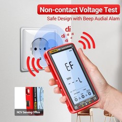 Digital Multimeter Tester Auto-Ranging TRMS 6000 Counts Voltmeter Smart Rech