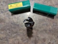 Gorilla Mill 1″, 0.190″ Corner Radius 4 Flute Carbide Endmill GM10RL4190WF – NEW