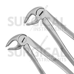 Set of 10 Extracting Forceps Dental Extraction Instruments German Grade