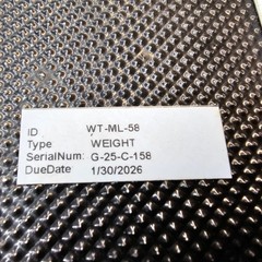 Troemner 1g-1.25kg 10pc Calibration Weights Currently In Calibration w/ Case