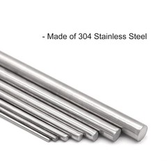 Craft-Ready 10pcs Stainless Steel Round Rods – 1mm x 300mm for Model Engineering