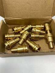 WHK 12-Pack 1/2″ Press Propress x 1/2″ PEX Adapter: Brass Couplings.