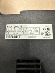 EMERSON SKA1200075 0.75KW INVERTER DRIVE 200-240V (USED)