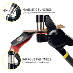 Handheld 1/2 Inch 12mm Manual Grommet Press Machine Eyelet Kit With Bag