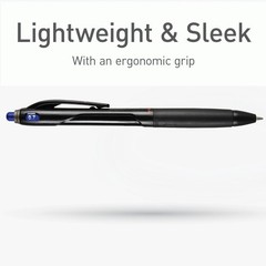 Pentonic BR-T Retractable Ballpoint Pens, 18 1 Count (Pack of 18), Black