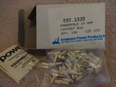 ANDERSON POWER PROD. HERMAPHRODITIC MODULAR CONNECTOR CAT.1332 BOX OF 100