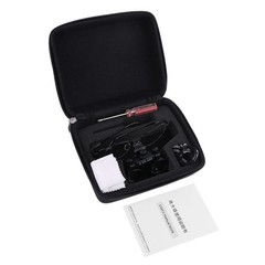 2.5X-420mm Dental Medical Binocular Loupes Metal Frame Magnifying Glasses Black