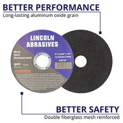400-PK 5″ x .040″ x 7/8 Cut-off-Wheels Cutting Discs Steel & Metal