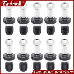 Findmall 10pcs BT40 45°0.589″ Pull Stud Retention Knob Fit For Hass Kia Toshiba