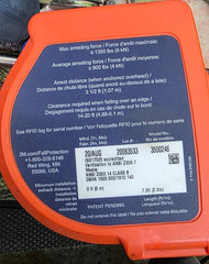 3M DBI-SALA Nano-Lok Edge SRL Twin-Leg Quick Connect, 7.3 Self Retracting Orange
