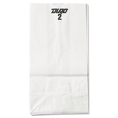 Paper Merchandise Bag, 30lb White, Standard 6 1/4 X 6 X 9 1/4, 1000/carton