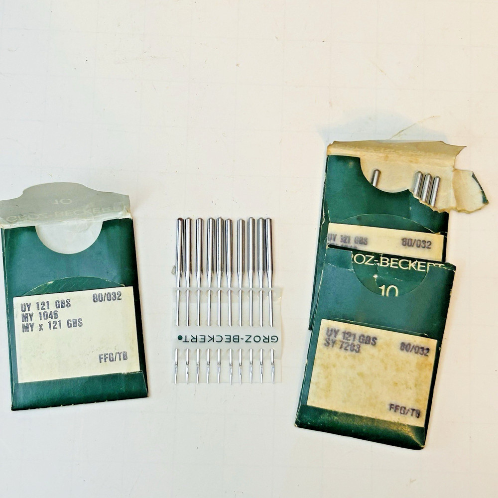 UY 121 GBS 80/032 MY 1046 MY x 121 GBS FFG/TB GROZ-BECKERT SEWING NEEDLE 24 pcs