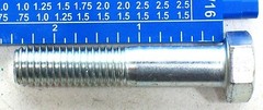 Lot of 12 1/2-13 x 2-1/2″ Hex Head Cap Screws Zinc Grade 5 w/ Nuts & Washers