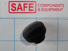 Clamping Knob 1″ Knurled QTY-1 #10-32 Thread Insert Female Black Phenolic L35