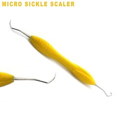 Silicone Handle Dental Periodontal Curettes Sickle Scaler Tartar Remover Plaque