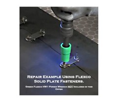 Genuine Flexco 190C Pail of 100 | Style 190 Quick Fit Bolt Solid Plate Fasteners