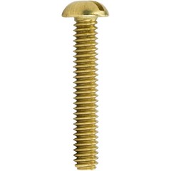 4-40 Brass Round Head Machine Screws Bolts Slotted Drive All Lengths Available