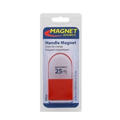 Magnet Source 1 in. L X .75 in. W Red Ceramic Handle Magnet 25 lb. pull 1 pc