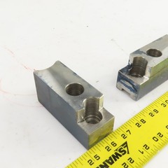 H & R Mfg. 82-20 60° Soft Lathe Chuck Jaws 4″ L x 1-1/2″ W x 1.98″ H Lot Of 3